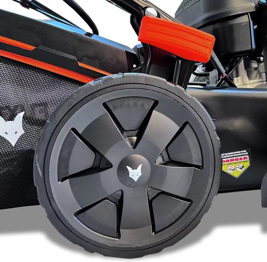 FUXTEC Grasmaaier Benzine - 51cm - 4-takt - 170cc - zelfrijdend / zelftrekkend /achterwielaandrijving - Mulchfunctie - Opvangbak 60L - FX-RM5170PRO van FUXTEC — afbeelding 2