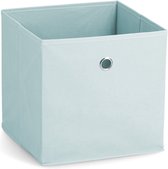 Panier de rangement / panier d'armoire Zeller - 22 litres - bleu clair - 28 x 28 x 28 cm