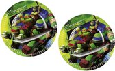 Teenage - Mutant - Ninja Turtles - Feestbordjes - Party bordjes - Bordjes - Karton - 16 Stuks - 23 cm - Wegwerp - Kinderfeest - Verjaardag.