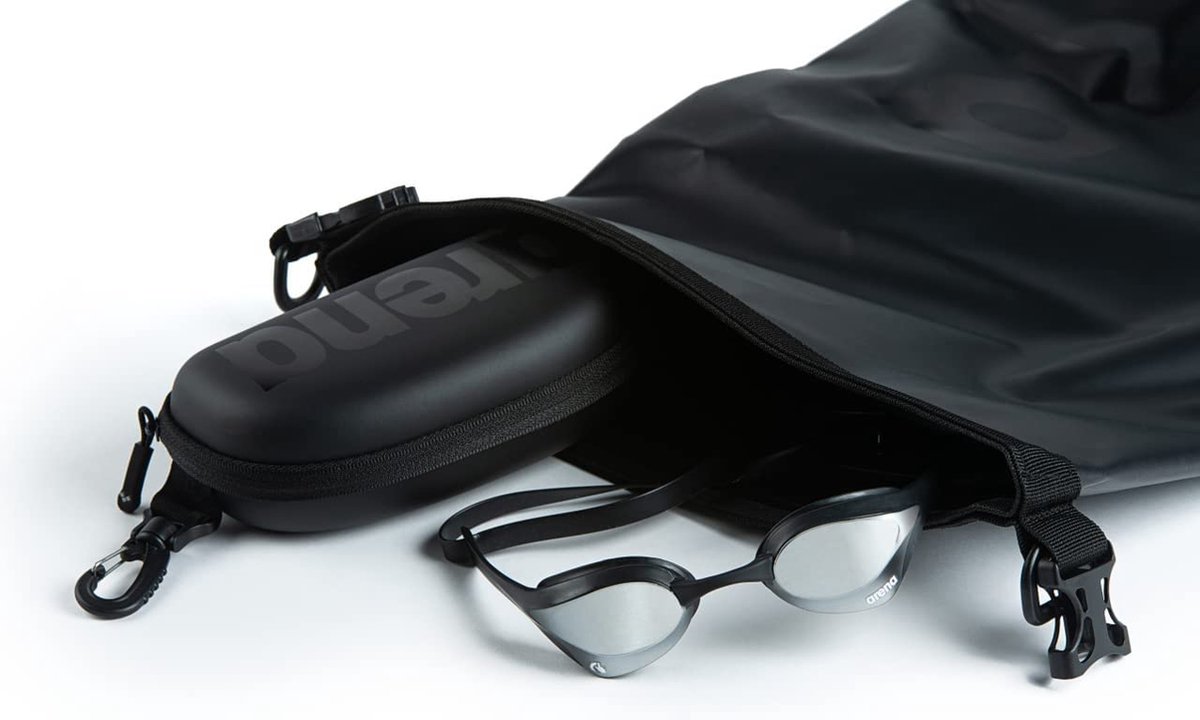 Speedo - Étui rigide pour lunettes - Noir/Rouge