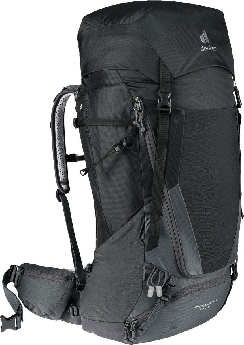 Deuter Futura Air Trek 55 + 10 SL - Trekkingrugzak - Dames Black / Graphite 55 +10 L