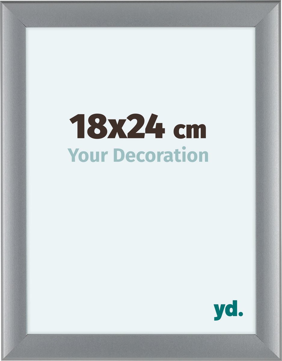yd. Your Decoration - Fotolijst 18x24 cm - MDF - Zilver Mat - Como