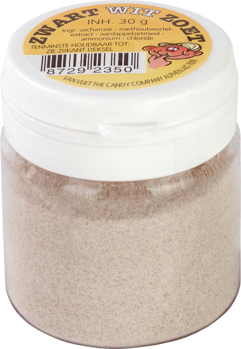 Van vliet Zwart Wit Zoet Pot 30 gr