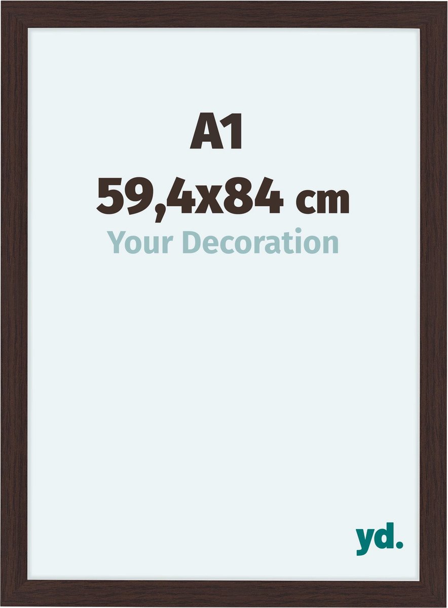 yd. Your Decoration - Fotolijst A1 59,4x84 cm - MDF - Eiken Donker - Como