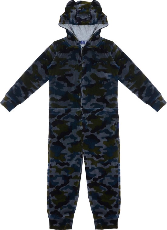 krans Efficiënt Een deel Claesen's onesie teddy Blue Army Maat: 164-170 | bol.com
