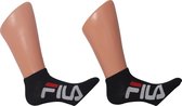 Fila - Uni - Invisible socks urban coll.2-pack - Zwart - 35-38