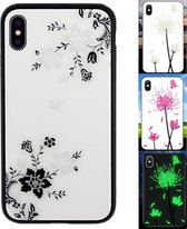 BackCover Magic Glass voor Apple iPhone X/XS Bloem1