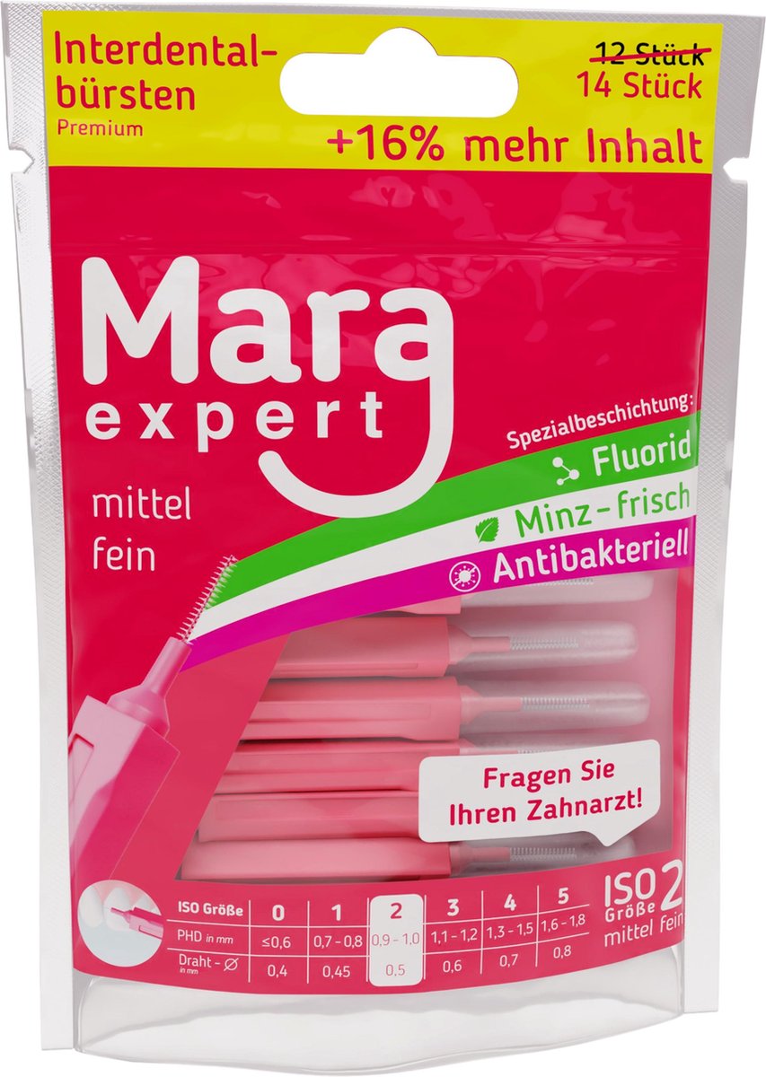 Mara Expert Interdentale Ragers ISO 2 Medium Fijn