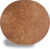 Tannery Leather Placemats Excellent Leer 2 stuks Cognac Rond