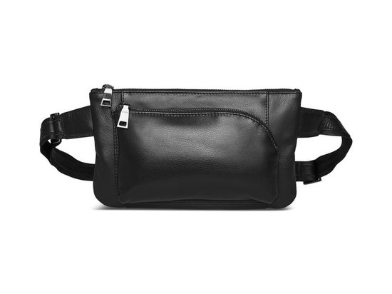 Pia Ries 424 - Heuptas / crossbody - Extra zacht leer Zwart | bol.com