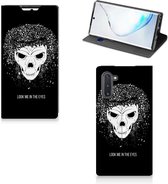 Mobiel BookCase Geschikt voor Samsung Galaxy Note 10 Skull Hair