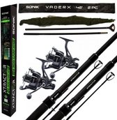 Sonik Xtractor 2 Rod 10ft 3.25lb Carp Fishing Kit