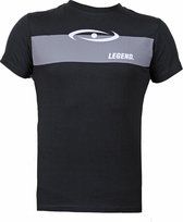 t-shirt zwart Legend grijs vlak  XS