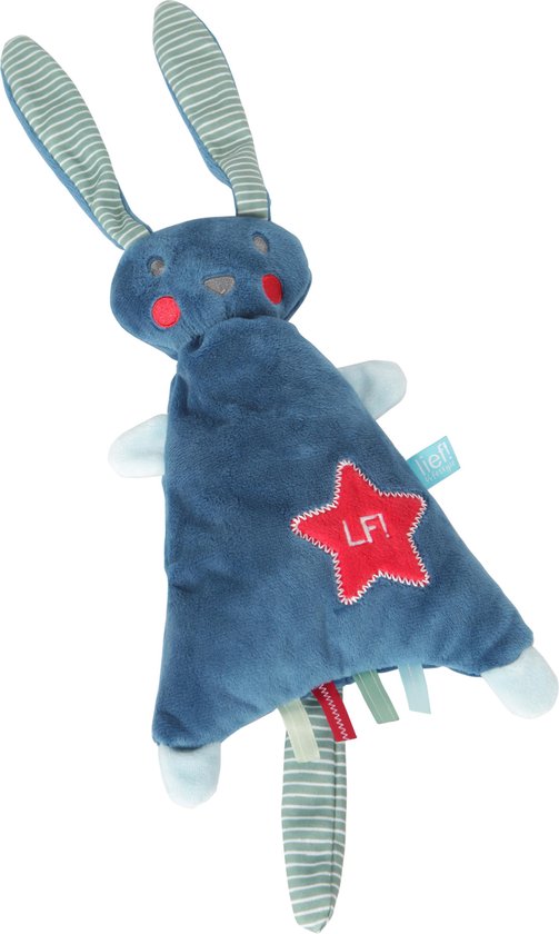 lief! knuffel konijn 24cm dark blue | bol.com