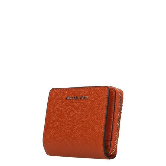 Michael Kors Snap Wallet portemonnee burnt orange | bol.com