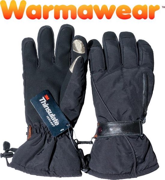 Smeltend test Excentriek Warmawear Verwarmde Handschoenen met "Tecsense Vingertoppen" en Vakje voor  Heat Packs... | bol.com