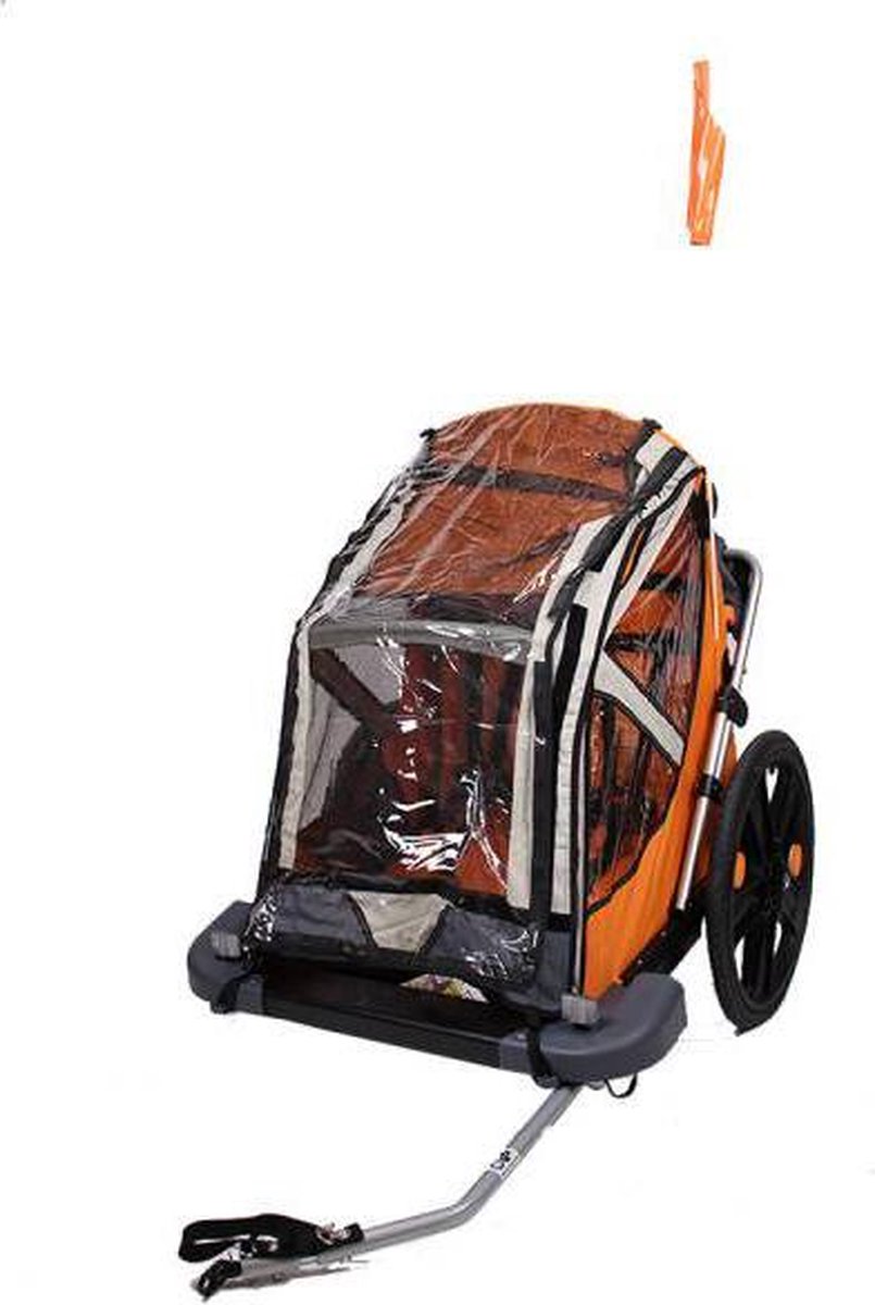 Bellelli B-Travel Kinderkar 2-Kinderen - Oranje/Zilver