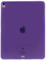 GadgetBay Flexibel TPU bescherming Cover hoes iPad Pro 12.9 2018 - Paars case