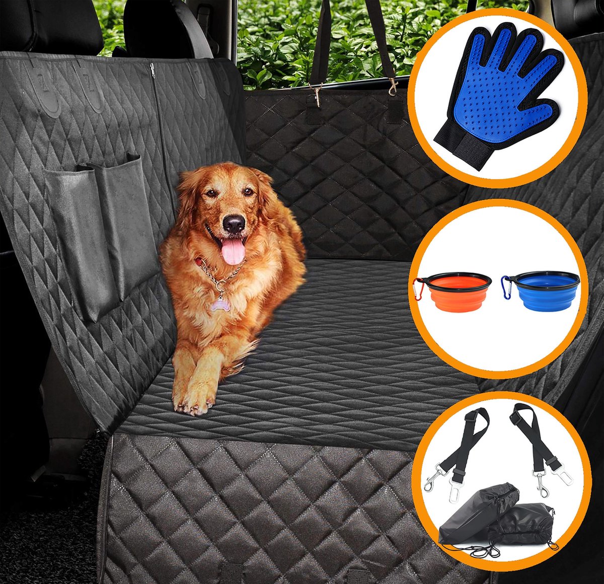 Dogs Design Hondendeken Auto – Houdt je Auto Schoon – Waterafstotend
