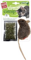 GiGwi kattenspeelgoed GIG REFILLABLE CATNIP Muis 15 cm