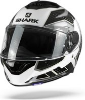 Shark Spartan 1.2 Antheon Wit Zilver Zwart Wsk Integraalhelm - Motorhelm - Maat L