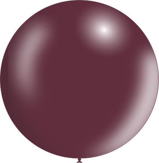 Bordeaux Rode Reuze Ballon XL Metallic 91cm