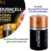10 stuks Duracell Plus Power C2 LR14 batterijen
