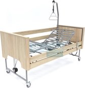 Hoog laag bed / Seniorenbed EcoFit S Deluxe Wild Eiken 90 x 200 cm.