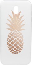 ADEL Siliconen Back Cover Softcase Hoesje voor Samsung Galaxy J5 (2017) - Gouden Ananas