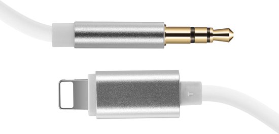 8-pins naar 3.5 mm audio AUX kabel voor iPhone/iPad/iPod - GADGETS4YOU -  Ondersteuning... | bol.com