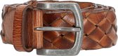 Old West Frisco Lederen Heren Riem - 4 cm - Cognac - Maat 120