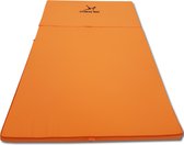 Tapis de fitness - 120x200x5 cm - pliable - orange