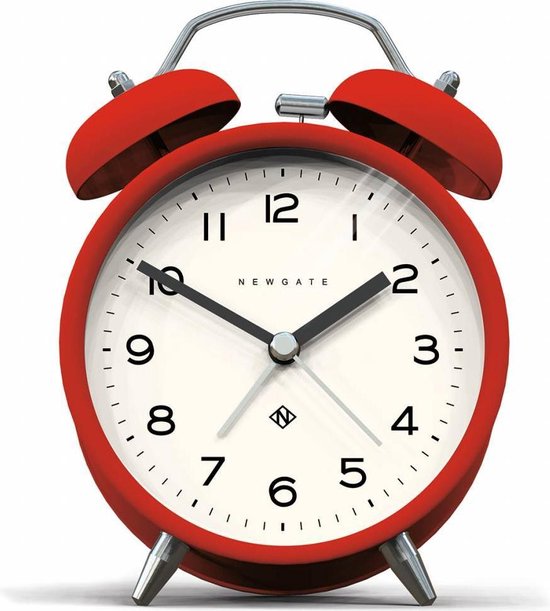Newgate Echo Alarm Clock - Red
