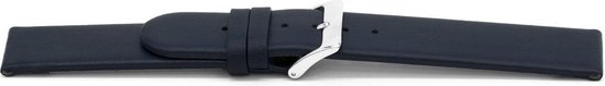 Horlogeband H607 Blauw Ongestikt 22x22 mm Quickswitch