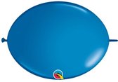 Doorknoopballonnen Quicklink Q6 Dark Blue 17 cm (50 stuks)