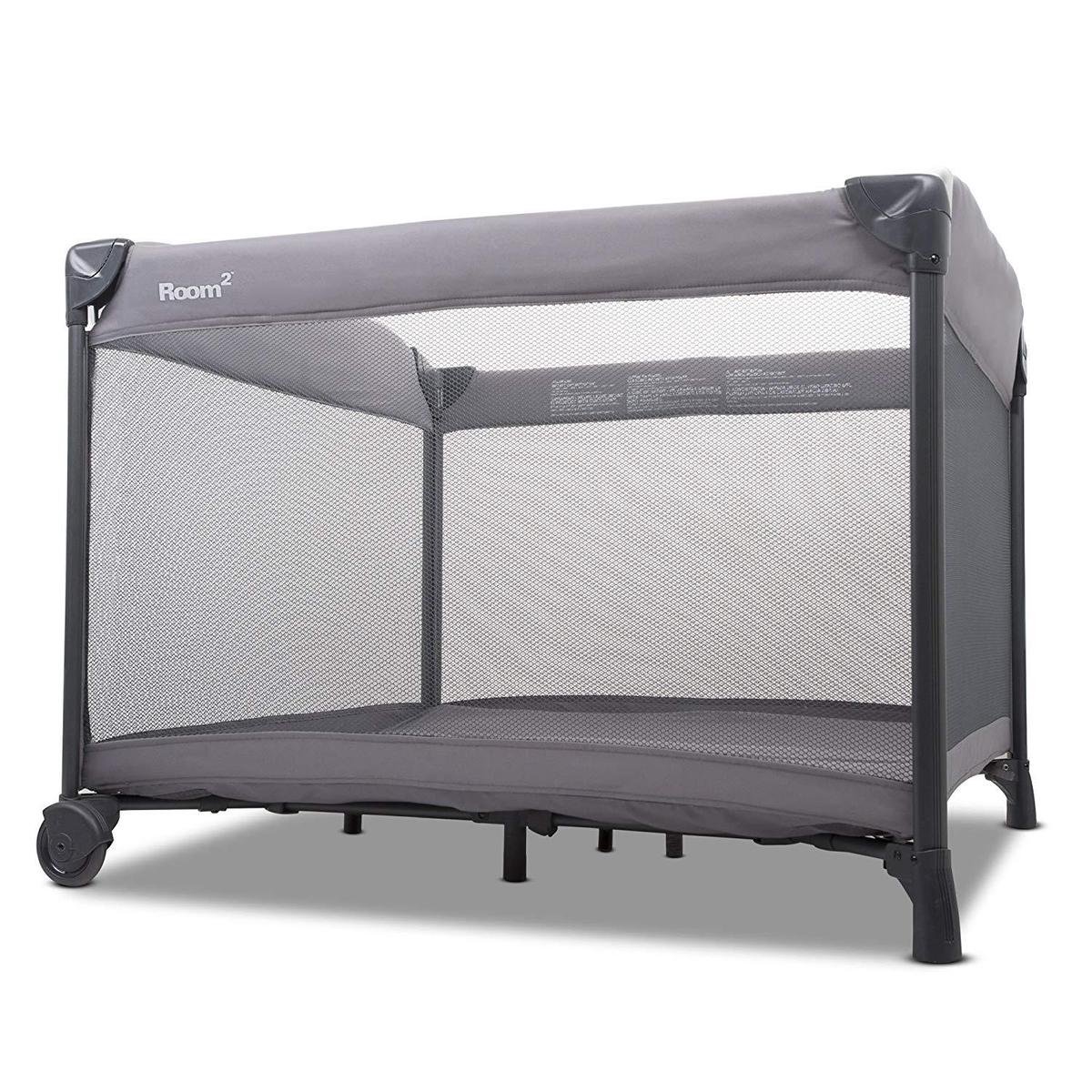 Joovy New Room2 luxe Inklapbare Box - Grijs -101x101cm – Campingbedje - Speelbox