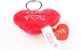 NICI sleutelhanger For You Rood Hartje