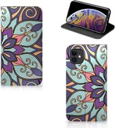 iPhone 11 Smart Cover Purple Flower