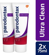 Parodontax Ultra Clean - tandpasta - tegen bloedend tandvlees - 2x75 ml