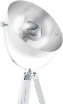 EGLO Covaleda - vloerlamp - E27 - 1-lichts - wit/chroom/zilver