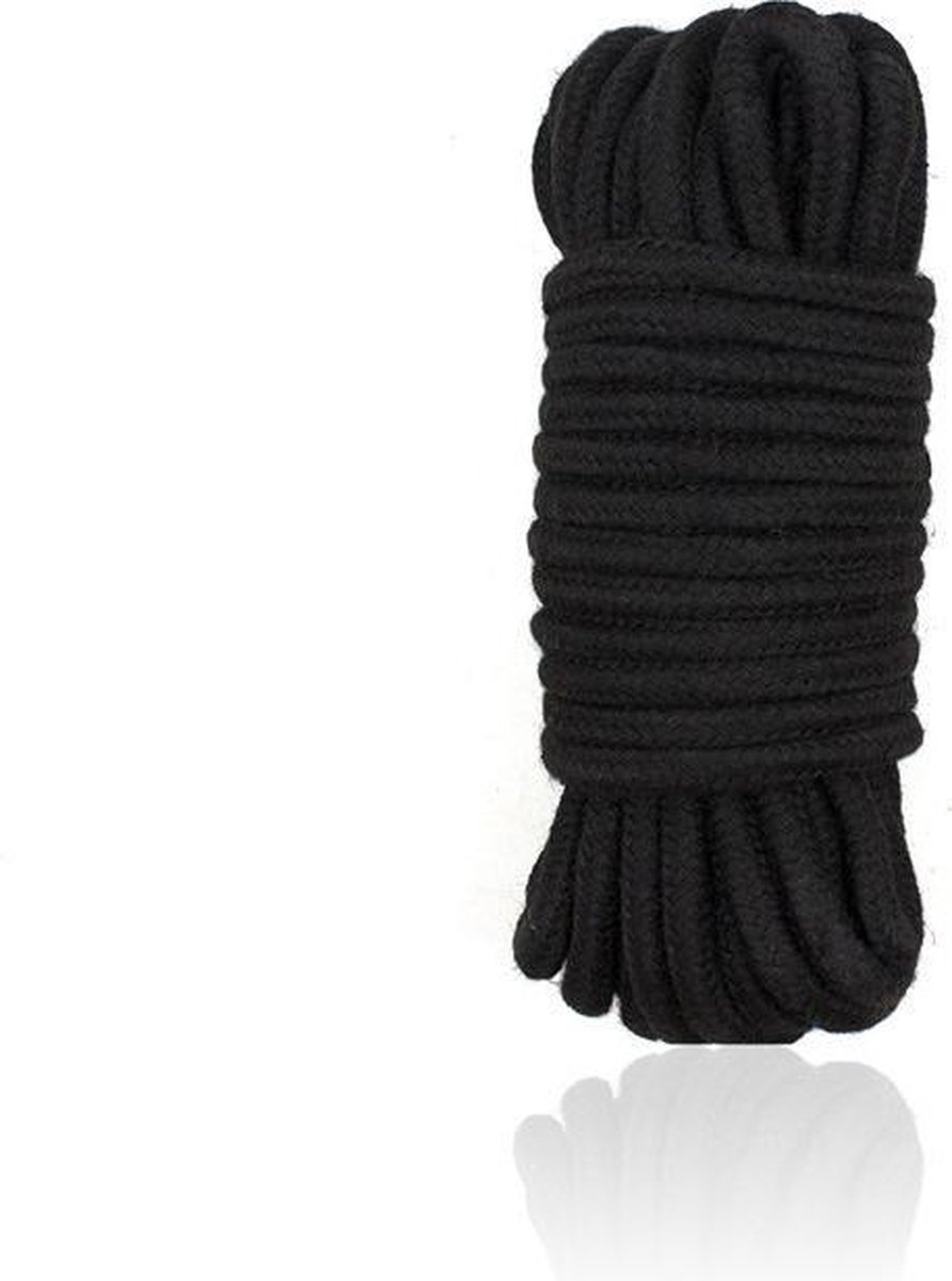 Goedkoopste Eroticnoir - Bondagetouw - BDSM touw - SM touw - 10 Meter - Zwart