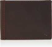 Hoogwaardig leren portemonnee heren bruin - billfold model bruin met RFID bescherming - portefeuille heren - cadeau voor man