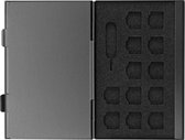 SD Card Case 21 in 1 zwart