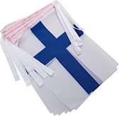 Finse vlag slinger. Nylon 5 meter. 20 vlagen van 14×24 cm