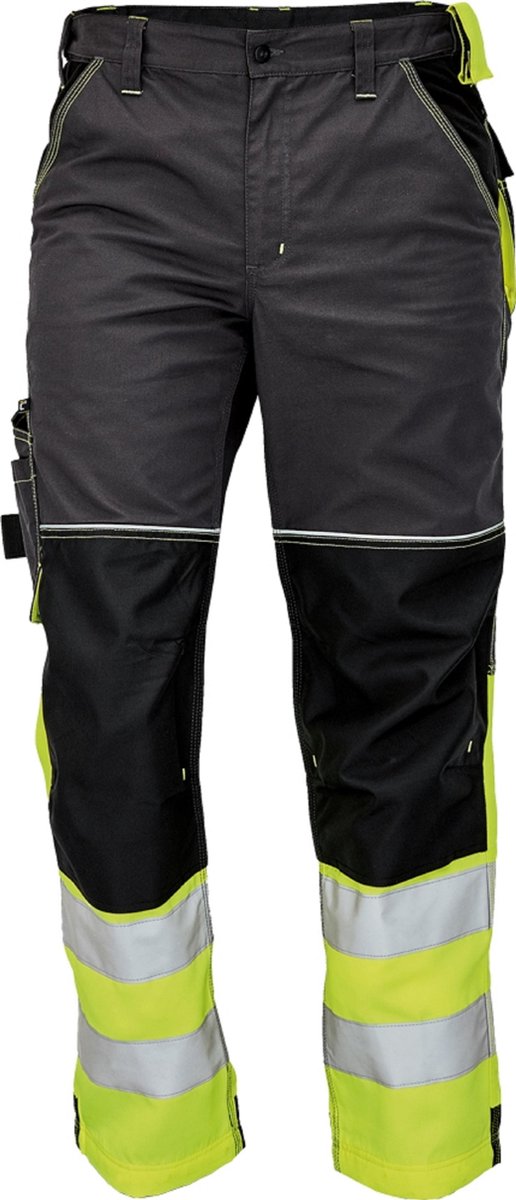 CRV Knoxfield HV Signalisatie Broek 03020326 - Antraciet/Fluo Geel - 58