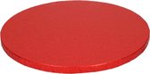 FunCakes Cake Drum Rond Ø25cm Rood