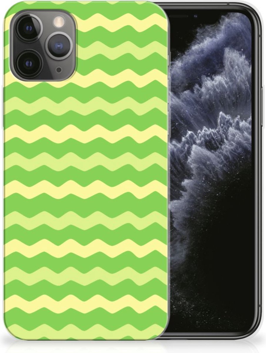 Apple iPhone 11 Pro TPU bumper Waves Green