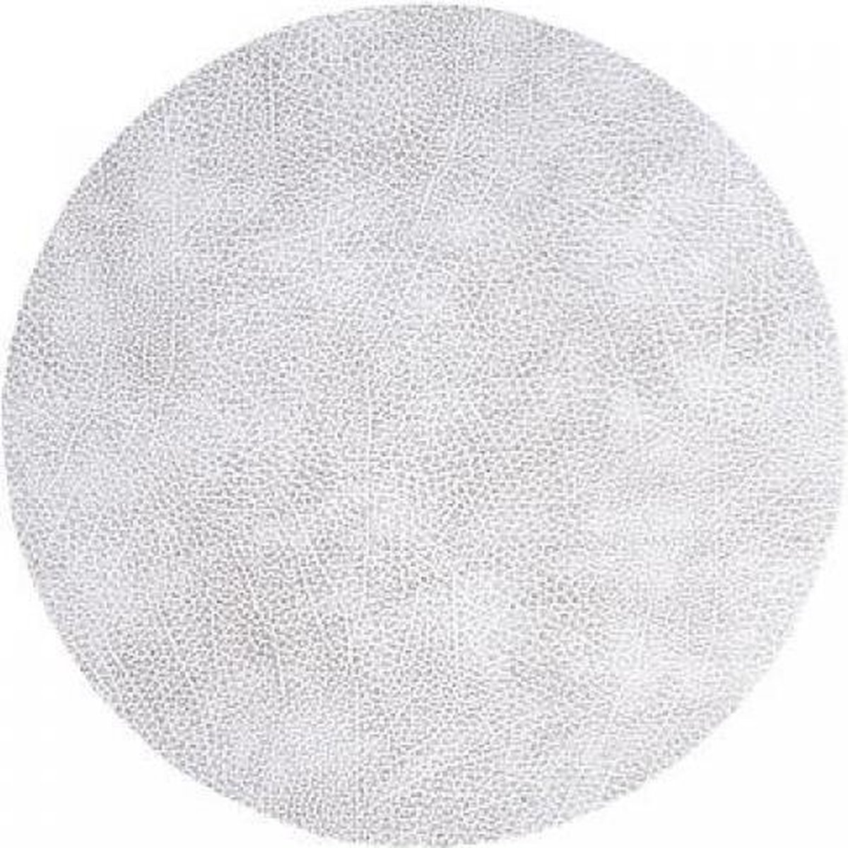 Lind Hippo placemat round 40cm white/grey