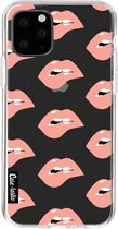 Casetastic Apple iPhone 11 Pro Hoesje - Softcover Hoesje met Design - Lips everywhere Print