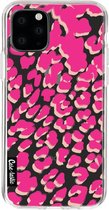 Casetastic Apple iPhone 11 Pro Hoesje - Softcover Hoesje met Design - Leopard Print Pink Print